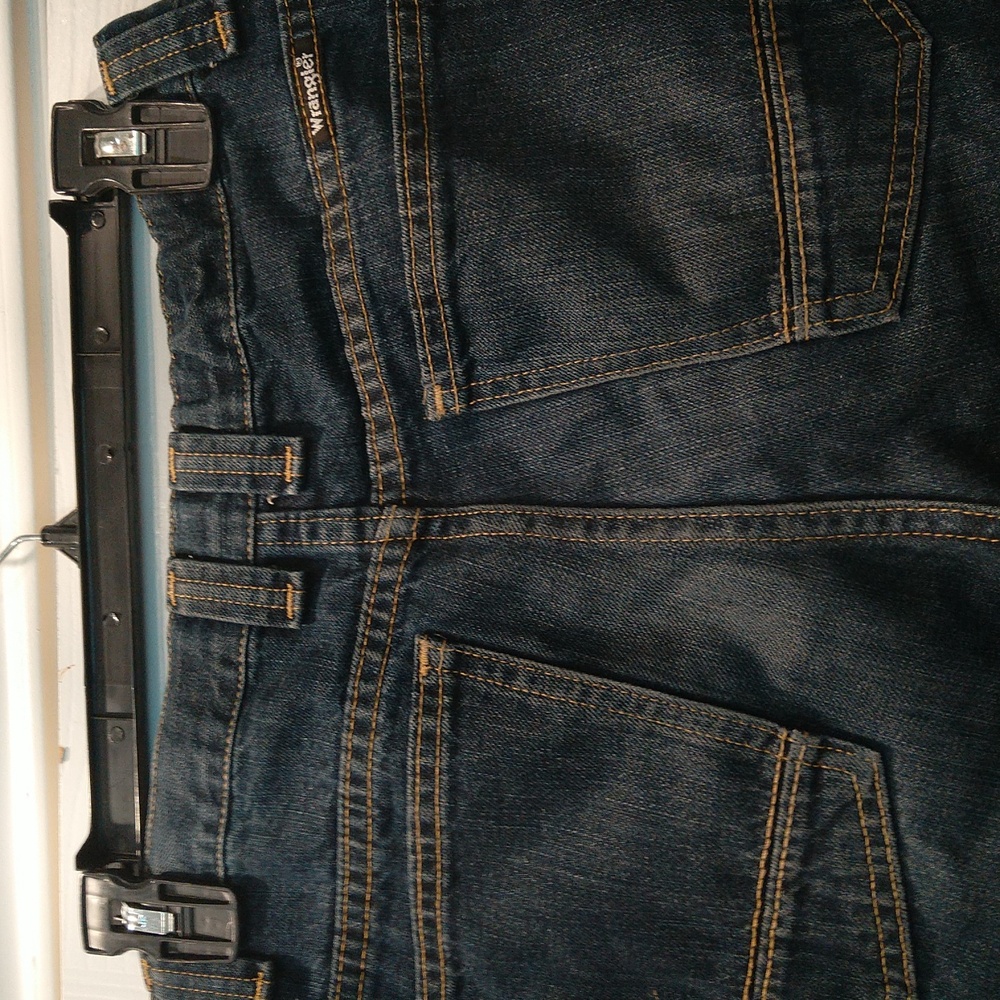 Wrangler Indigo Denim Jean Shorts - Picture 5 of 9